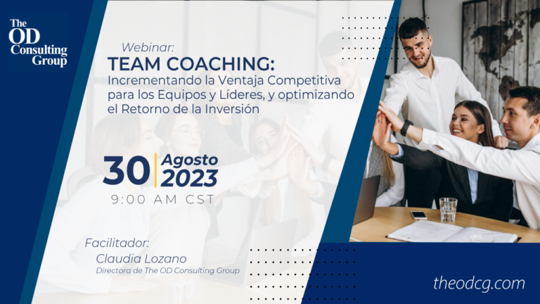 Evento team coaching 30 de agosto 2023 The ODCG